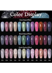 UR SUGAR 7.5ml Glitter Reflective Gel Nail Polish Manicure Nail Art Semi Permanent UV LED Nail Polish Lamp