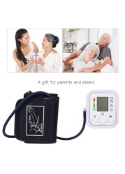 Automatic sphygmomanometer arm medical blood pressure monitor BP sphygmomanometer meter tonometer for measuring arterial pressure