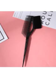 Professional Hair Dye Comb With Brush Plastic Hair Coloring Brushes Comb Barber Salon Hairdressing Hair Styling Tools