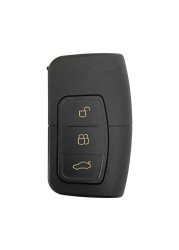 CN018048 Aftermarket 3 Button Smart Card Key For 2006-2011 Ford C-Max Focus Mondeo Kuga 5WK48794 ID63 Chip 433Mhz 3M5T-15K601-DC