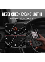 جهاز مسح موكار CDL20 OBD2 قارئ رمز EOBD للسيارة أداة فحص محرك السيارات التشخيصية محلل انبعاث الضباب الدخاني لمستشعر O2/EVAP