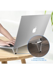 Metal Foldable Laptop Stand Base Non-slip Bracket for MacBook Pro Air Lenovo Laptop Accessories Notebook Stand