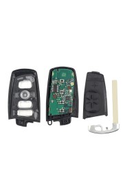 KEYYOU مفتاح ذكي سيارة مفتاح بعيد KeylessGo 4 أزرار 315/433/868Mhz فوب KR55WK49863 لسيارات BMW 3 5 7 سلسلة 2009-2016 CAS4 F النظام