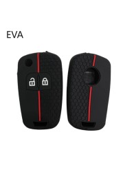 Silicone Car Key Cover Shell For Opel Astra J Corsa D Zafira C Mokka Insignia Meriva Remote Key Holder Skin Fob Car Styling