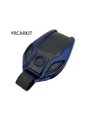 YRCARKIT اكسسوارات السيارات LCD مفتاح ذكي حالة سبائك الزنك المواد CF400 CF500 انخفاض واقية عالية الجودة