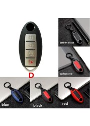 High Quality Car Key Cover Case For Nissan 370Z Altima GT R Maxima Murano Rogue Sentra Auto Keyshell Accessories