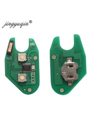 jingyuqin 2 Button Car Remote Key 433mhz ID46 Transmister Chip For Renault Traffic Master Vivaro Movano Kangoo Ne73 VAC102 Blade