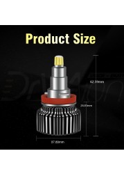 High Power 6K 360° Beam 160W 30000 Lm H7 H11 H4 Canbus Headlight LED Car Headlight 9005 9006 Bulb H1 Turbo Bulbs Auto Lighting Accessories