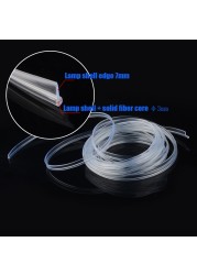 3mm Fiber Optic Neon Wire Extension Strip Light Invisible Guide Accessories for Car Interior Ambient Lighting Equipment