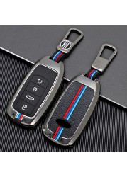 1x Zinc Alloy 4 Button Smart Car Key Case For Chery Tiggo 8 Pro Tiggo 8 Plus New 5plus 7pro Shell Key Bag Protector