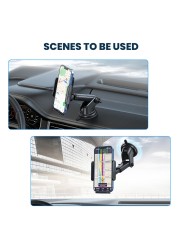 Universal Smart Car Phone Holder Suction Cup Stand Phone Holder 360 Degree Rotating GPS Stand for Samsung iPhone Xiaomi