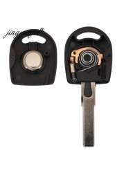 jingyuqin Remote Fob Car Transponder Key ID48 Chip For VW Polo Bora B5 Passat Skoda Seat Caddy Lupo Sharan Transporter Key Shell