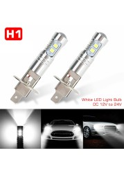 H1 Auto LED Headlight Bulbs 1800LM 6000K White Super Bright Car Headlights