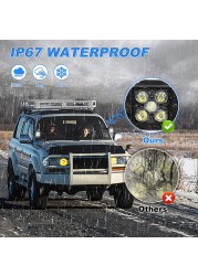 Luyoo 3 Inch LED Work Light/Light Bar Offroad 12V 24V Led Work Blocks Lamp Spot Beam Led Headlights Tracking For SUV Cars 4x4 ATV UTV