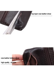 Car Keychain Leather Carabiner Key Holder Outdoor Tools Key Organizer Zipper Bag Keyring Outdoor Camping Equipment