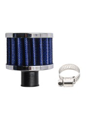 Easy Install Ventilation Car Scooter 12mm Stable Connection Universal Aluminum Alloy Small Mushroom Head Air Intake Filter