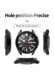 TPU Case For Galaxy Watch 4 45mm 41mm Silicone Protection Watchcase For Samsung Galaxy Watch 3 45mm 41mm Accessories Cover Bumber