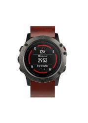 جديد جلد طبيعي حزام الساعات 26 مللي متر حزام ل Garmin Fenix 5X 5X زائد 6X 6X برو 7X برو حزام استبدال سوار قابل للتعديل معصمه