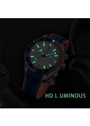 PAGANI New Design Diver Watch Men 10Bar Waterproof Date Watch Sport Watches Top Brand Mens Quartz Wrist Watch Relogio Masculino