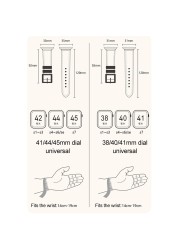 جلد طبيعي حلقة ل سوار ساعة يد آبل 45 مللي متر 44 مللي متر الرياضية حزام واحد جولة باند لآبل ووتش 42 مللي متر 41 مللي متر iWatch 7 4 5 6 se 3
