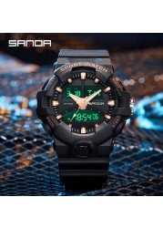 Men Analog Digital Watch Shock Resistant Military Sports Watch Multifunction Wristwatch Waterproof Watch For Man 2022