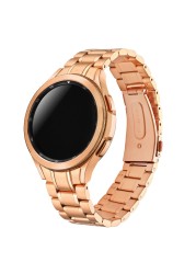 For Samsung Galaxy Watch 4 Classic 46mm 42 44mm 40mm Stainless Steel Strap Metal Bracelet Accessories