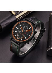 CURREN - Watches for men, sports chronograph, quartz, casual, military, male, 8217