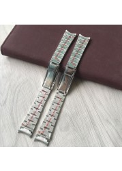 20mm High Quality 904L Stainless Steel Watchband Silver Bracelet With Glidelock Clasp Buckle Only For RX Submariner GMT Watch