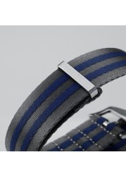 San Martin Watch Strap NATO Nylon Strap 20mm 22mm Universal Type Sports Parachute Troops Bag Watchband Pilot Military Watch Band