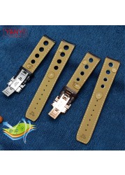 Genuine Leather Bracelet for Tissot Sports Racing Series PRS516 T91 1853 Top Layer Cowhide Watch Band 20mm for Chopin Watchband