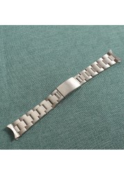 For Rolex strap 13mm 17mm 19mm 20mm stainless steel watchband curved end bands replacement watches accessories