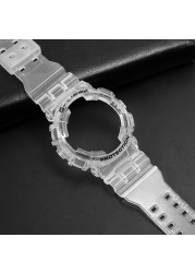 Men's silicone watch case, transparent insert, resin GD 120 GA 100 GA 110 GA 100C