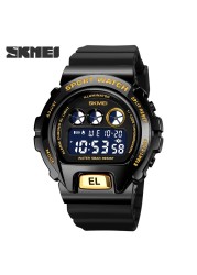 Original Electronic Watch Mens Luxury Outdoor Sports Digital Watches Top Brand SKMEI Men's Wristwatch Led Countdown Alarm Clock