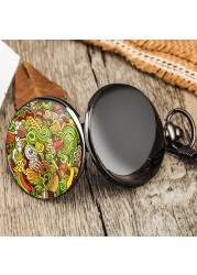 New accept custom men women unique quartz pocket watch with thick chain collectible watches graduation gift for classmates