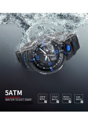 SMAEL Solar Power Men Sports Watches Waterproof LED Digital Watch Men Luxury Brand Electronic Mens Wrist Watch Relogio Masculino