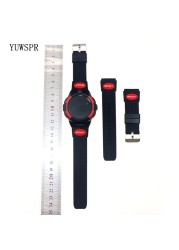 Kids Watch Strap for GPS Smart Watches LT32 Watch Accessories Soft Silicone Band Width 25mm Suitable for Ear Width 22mm