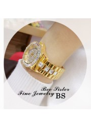 2022 Diamond Watches Women Famous Brand Fashion Ceramic Wristwatches Women Ladies Stainless Steel Female Clock Relogio Feminino