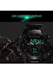 Sport Watch Waterproof Smile Watches Camouflage Alarm Clock Stopwatch Luminous LED Watches Digital Wristwatch 1805B Quartz Watches