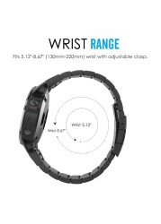 20 22mm Stainless Steel Strap For Huawei Watch GT Amazfit Bip Pace Samsung Galaxy Active Watch 42 46mm Watch Strap Bracelet