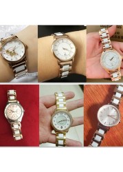 Ceramic Bracelet In Stainless Steel Watchband Watch Band Strap White Women Man Fashion Wristwatches 12 13 14 15 16 17 18 20 22mm