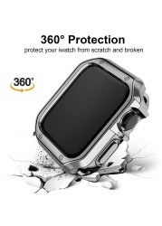 Straps for IWO Series 6/7 Smart Watch Z36 T100 Plus W37 Smartwatch Soft Case Stainless Steel Band T500 X6 W26Pro for DT100 HW22