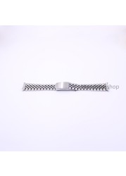 19 20 22mm Two Tone Hollow Curved End Solid Screw Links Replacement Watch Band Old Fashioned Vintage Jubilee Bracelet for Rolex