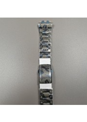 Genuine GMW-B5000 Blue Camouflage Titanium Watchband  With Tools and Scews