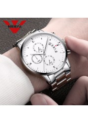 NIBOSI Men's Watch Waterproof Casual Luxury Brand Quartz Military Sports Watch Men Business Wristwatch Relogio Masculino