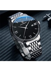 2021The New Brand Luxury Men Watches Waterproof Stainless Steel Quartz Watch Men Date Calendar Business Wristwatch A4167