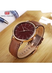 Men's Quartz Watches 2020 Waterproof Luxury Brand Men's Watch Classic Dress Fashion Casual Small Focus Genuine Leather Strap