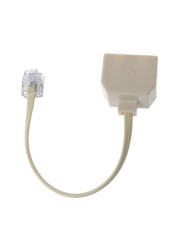 Phone Splitter RJ11 6P4C 1 Male to 2 Female RJ11 to RJ11 Splitter Phone Charger