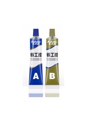 Kafuter 1 set AB 100G Glue A+B Curing Super Liquid Glass Metal Rubber Waterproof Strong Adhesive Glue For Stainless Steel Alloy