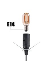 Himalayan Salt Lamp Cord With Dimmer Switch E14 Lamp Base Hanglamp Light Bulb Holder Socket EU Plug 1.8m Power Cord Cable Black