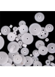 WSFS Sprockets 58 Styles Plastic Gears Each 0.5 Unit DIY Robot Parts 58pcs